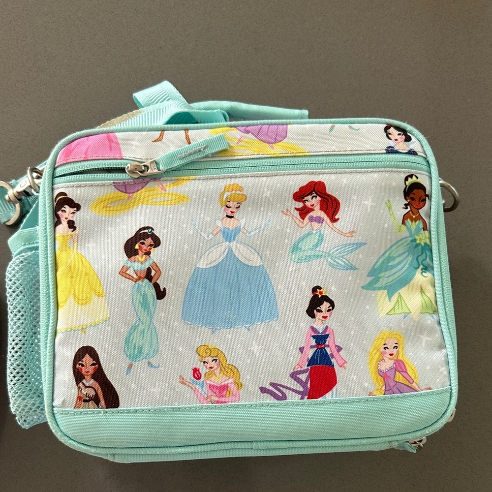 Pottery Barn Kids Princess Lunch Bag - Aqua and Multicolor